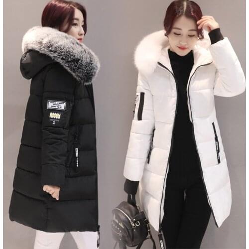 Factory Direct Sales Foreign Trade Large Size Womens Clothing 2020 New Winter Mid-length Down Jacket