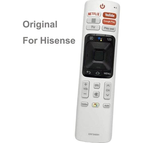 Brand New Genuine Original ERF3N69H For Hisense 4K Smart TV Remote Control With NETFLIX YouTube Google Play Apps