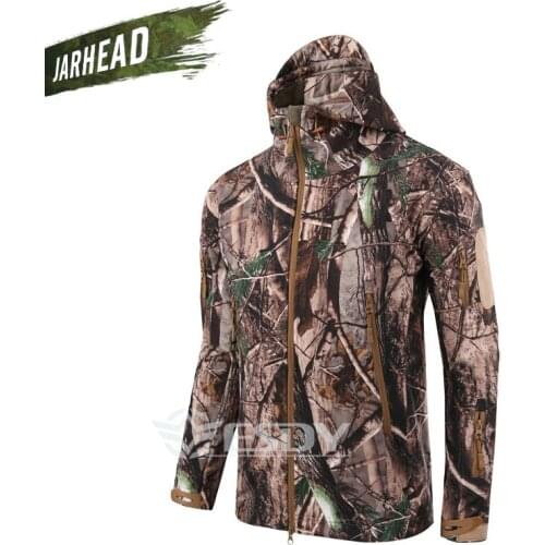 TAD Shark Skin Softshell Jacket Outdoor Sport Military Jacket Camping Climbing Hiking Waterproof Windproof Jackets For Men