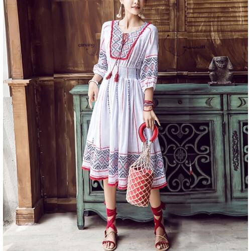 Летние платья из льна TEELYNN China At AliExpress