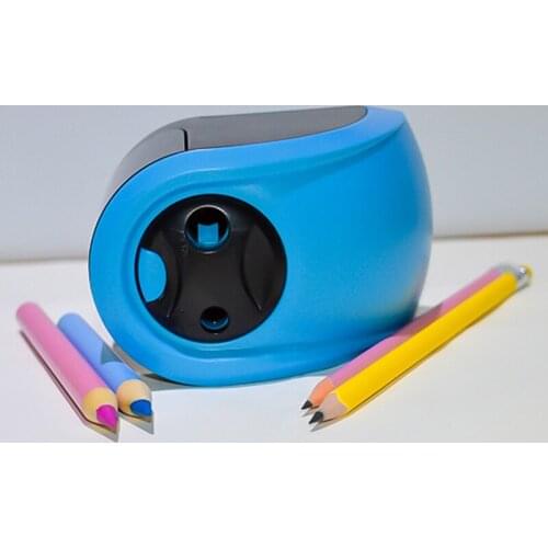 Pencil Sharpeners Battery Operated or USB Powered Pencil Sharpener with Container Double Holes for 6-12mm GDeals