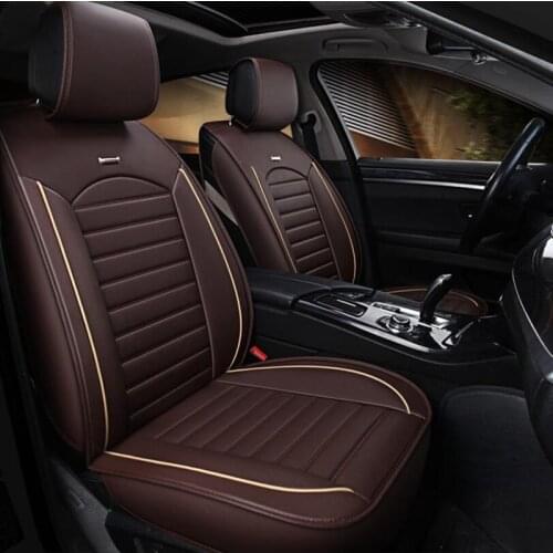 Universal PU Leather car seat covers for Citroen C4 PICASSO C2 C3-XR C4L C5 C6 C-Quatre C-Elysee C-Triomp Car seat cushion