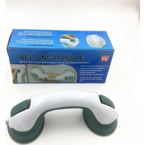 Bathroom Helping Handrails Grip Suction Cup Handle Grab Bar Bath Shower Elderly Safety Help Vacuum Sucker Bars Tub TV Products