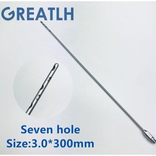 1PCS Seven hole Liposuction Micro needles Cannulas fat transfer cannulas Stainless Steel For Fat transfer