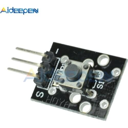 1Pcs KY-004 3 Pin Button Key Switch Sensor Module For Arduino DIY Starter Kit 6*6*5mm 6x6x5mm KY004