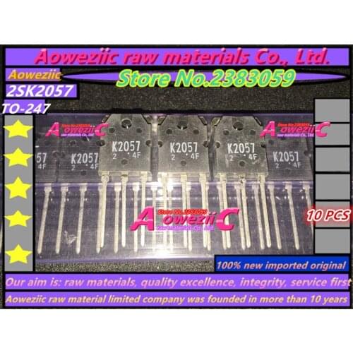 Aoweziic 100% new imported original 2SK2057 K2057 TO-3P Field Effect Transistor Silicon N Channel MOS Type 20A500V