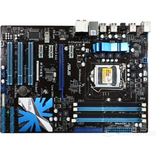 ASUS P7H55 original motherboard LGA 1156 DDR3 USB2.0 16GB H55 desktop motherboard