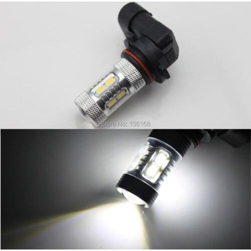 Free Shipping 2pcs 5630 11W CHIP 9005/HB3 7000K SMD LED HIGH BEAM LIGHT BULBS W/PROJECTOR LENS