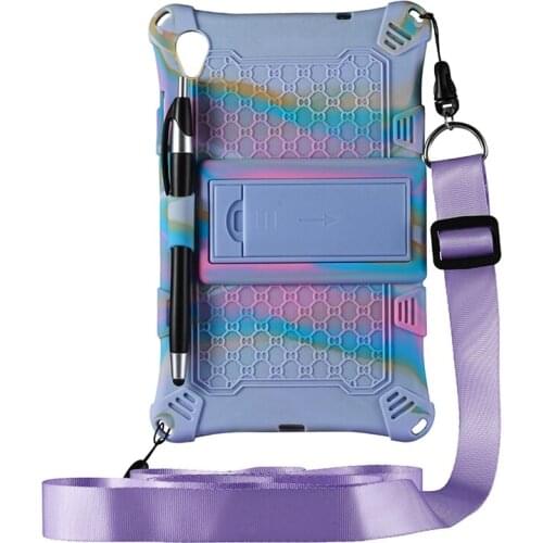 Case for Lenovo Tab M8 FHD TB-8705F/N Tab M8 HD TB-8505X/F 8inch Silicone Case for Lenovo M8 8705 with Pen and Strap