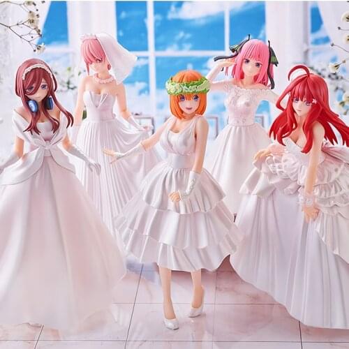 Judai Original Banpresto Ichiban Kuji Gotoubun no Hanayome Nakano Ichika Nino Miku Yotsuba Itsuki Bride Style Action Figure Toys