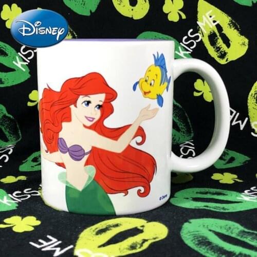 Disney Redhead Princess Ariel Mermaid Cartoon Cute Water Cup Mug Coffee Cup Ceramic Mug