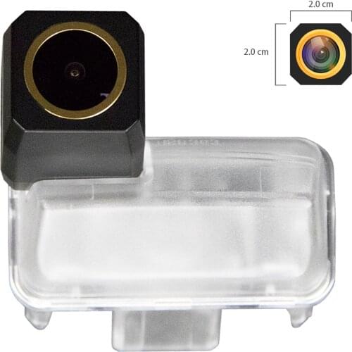 Misayaee Golden HD Car Rear View Reverse Camera Plate Light for Toyota LEVIN 2015 2016