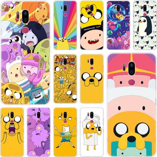 Adventure Time Soft Silicone Case For LG G5 G6 Mini G7 G8 G8S V20 V30 V40 V50 ThinQ Q6 Q7 Q8 Q9 Q60 W10 W30 Aristo 2 X Power 2 3