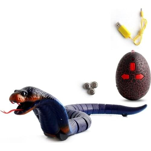 Novelty RC Snake Terrifying Plastic Infrared Funny Remote Control Rattlesnake Mischief For Tricky