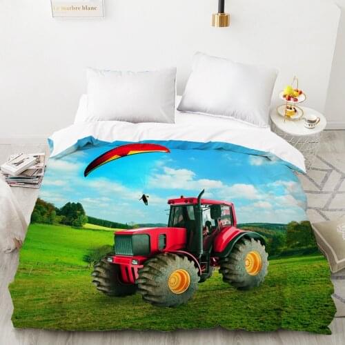 Duvet cover Quilt/Blanket/Comfortable Case Luxury Bedding 140x200 150x200 240x220 240x260 for Home 3D Print tractor sky
