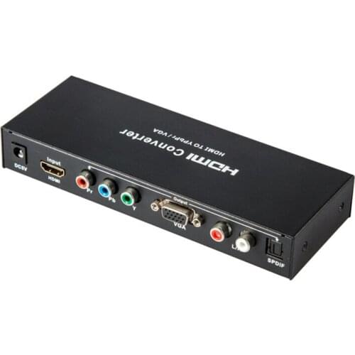 HDMI to VGA Converter HDMI to Digital Audio Converter HD Video Converter for PS3 Projector Laptop Set-Top Box EU Plug