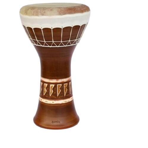 Profession​al Clay Medium Bass Darbuka By Emin Percussion EP-004-B