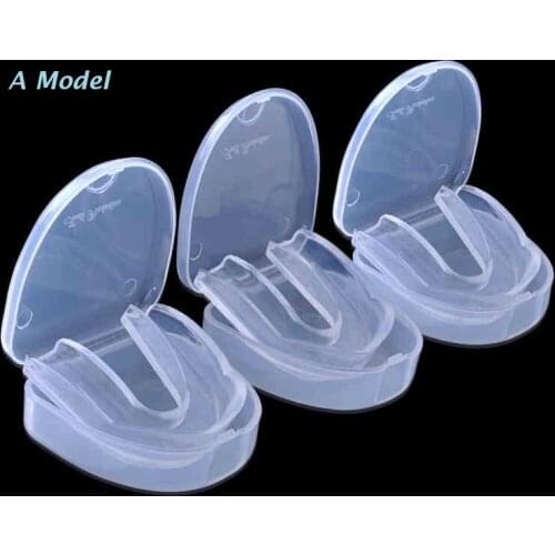 Professional Sports Teeth Transparent Rubber Mouth Guard Denture Boxing Sanda Fight to Protect Teeth Braces Taekwondo & Karate