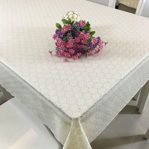 Pvc tablecloth waterproof and anti-scald oil-proof table mat rectangular coffee table mat living room tablecloth household