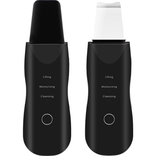 Ultrasonic Skin Scrubber Deep Cleaning Face Scrubber Vibrating Facial Cleansing Skin Spatula Peeling Beauty Instrument Device