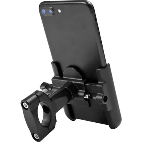Universal Aluminium Alloy Bike Phone Holder Stand 360 Rotation Adjustable MTB Motorcycle Bicycle Handlebar GPS Bracket Mount