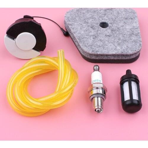 Air Filter Fuel Filter Line Hose Cap Spark Plug For Stihl FS90 FS100 FS110 FS130 HT101 HT130 HT131 Trimmer Engine Part
