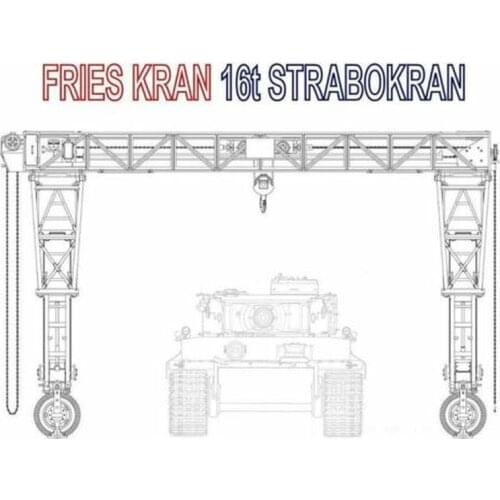 Amusing Hobby 35B003 1/35 Fries Kran 16t Strabokran (1943) - Scale Model Kit