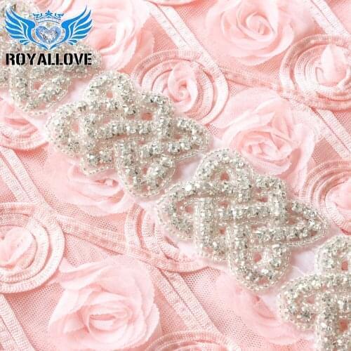 10yards) Beautiful Wedding belt Bridal Crystal Trimming 1.5"W Belt Applique Trim Iron Sew On Hotfix Rhinestone Crystal Patch