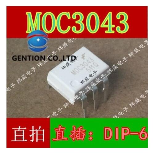 20PCS MOC3043M DIP-6 light coupling MOC3043 thyristor drive light coupling in stock 100% new and original