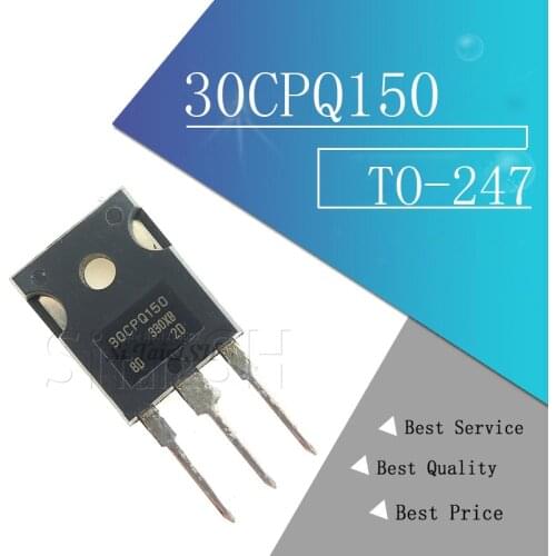 5pcs 30CPQ150 TO247 30CPQ150PBF TO-247 150V Schottky rectifier diode new original
