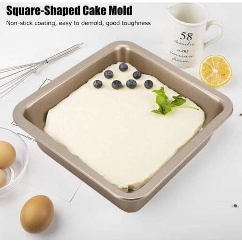 7/8 Inch Square Baking Sheet High Carbon Steel Chef Nonstick Tray Microwave Oven Pan Cookie Toast Tray Bakeware Easy Clean Up