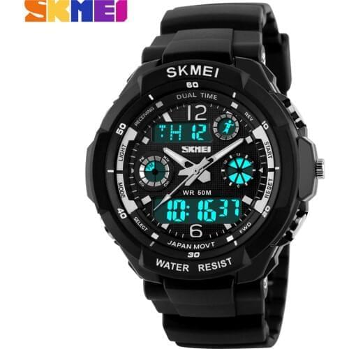 Skmei Top Brand Luxury Men Sports Watches Digital Analog Military LED Electronic Quartz Wristwatches Man Clock Relogio Masculino