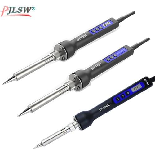 ATTEN 80W/150W/60W Electric Soldering Iron Station 110V 220V with Digital LCD Display Temperature Adjustable Soldering Iron Tips