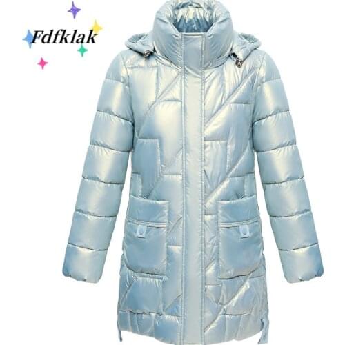 Женские зимние парки Fdfklak China At AliExpress