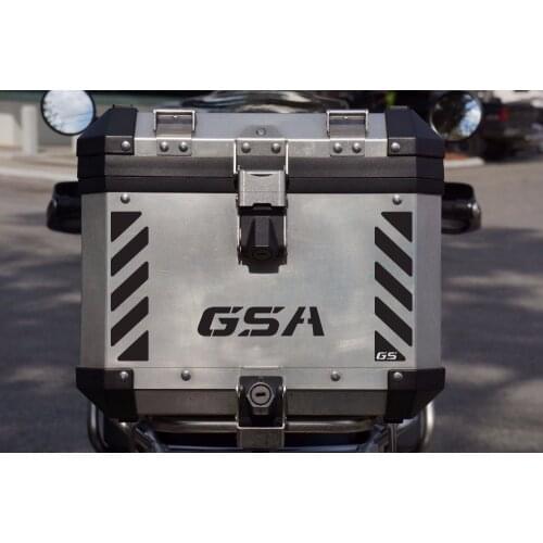 GSA Adventure Motorcycle Reflective Decal Kit "GSA" sign logo for Touratech Top Case