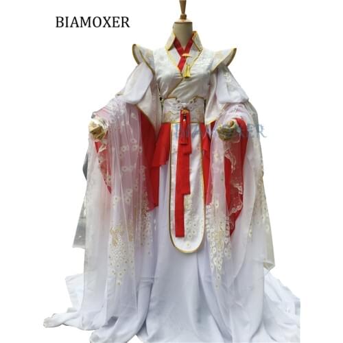 Xie Lian Yue Shen Cosplay Antique Novel Tian Guan Ci Fu Platinum Peacock Cosplay Costmes all set