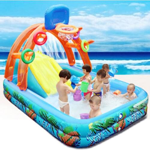 New Water Slide For Children Fun Lawn Water Slides Inflatables Pools For Kids Summer Childrens Slide Set Backyard Outdoor Toys