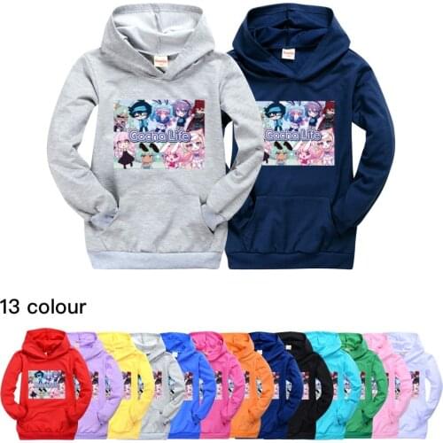 Foreign Gacgalife Childrens Casual Pocket Sweatershirt Cotton Baby Girl Hoodies T Shirt Boys Tops Fall Clothing 6 8 10 12 Year