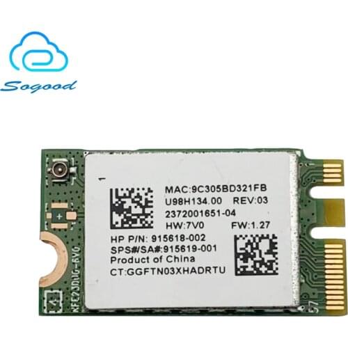 Realtek RTL8723DE 300Mbps NGFF 2.4G wireless+bluetooth 4.0 network card for HP Shenzhou Samsung Acer SPS 915619-001 915618-002