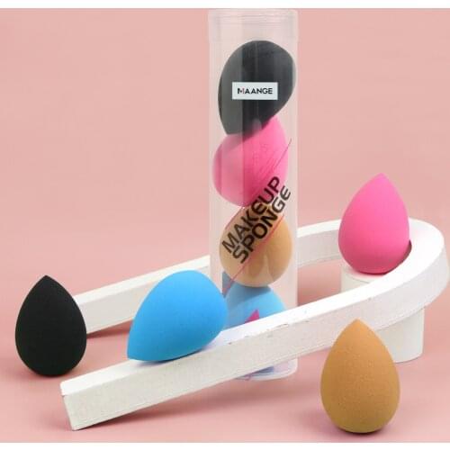 MAANGE 3/4Pcs Colorful Makeup Foundation Sponge Cosmetic Puff Powder Puff Smooth Powder BB Cream Beauty To Make Up Accessories