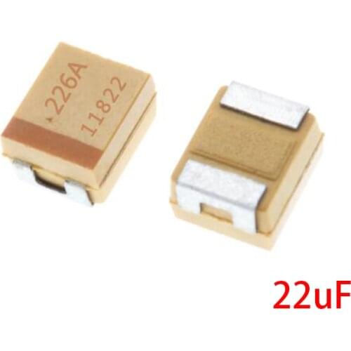 20pcs B 3528 22uF 16V 226C 226 SMD tantalum capacitor
