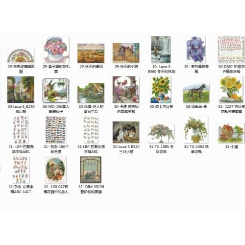 Cross Stitch Embroidery Magazine-Girl Alphabet ABC-14CT Thread Painting DIY Needlework Kits 14CT Winter Home Decoration