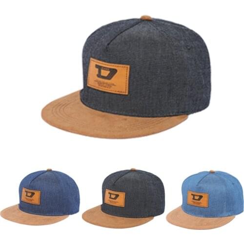 High quality JENAS Letter Logo Denim Cotton Unisex Fashion Hip hop Snapback cap Outdoor Sports Sun Cap Adjustable Trucker Hat