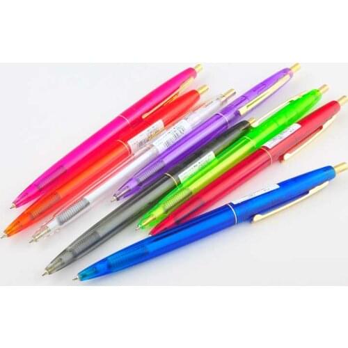 Japan BIC Limited Edition Color Transparent Ballpoint Pen 0.7mm Ballpoint Pen 1PCS
