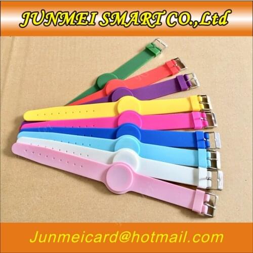 10pcs 125Khz RFID EM4100 Waterproof silicone adjustable Proximity Smart Card wristband bracelet ID card for access control