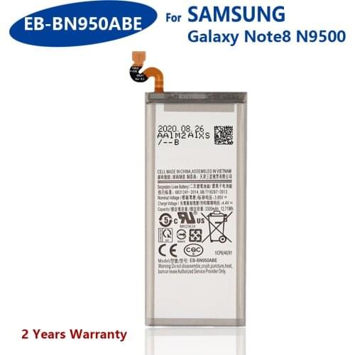 100% Genuine EB-BN950ABE EB-BN950ABA For Samsung GALAXY Note 8 Note8 N9500 N9508 SM-N950F Project Baikal 3300mAh Mobile Phone
