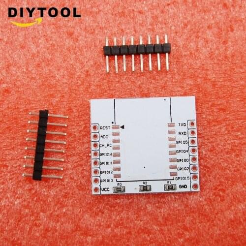 5PCS ESP8266 Serial WIFI Module Adapter Plate Applies to ESP-07/ESP-08/ESP-12