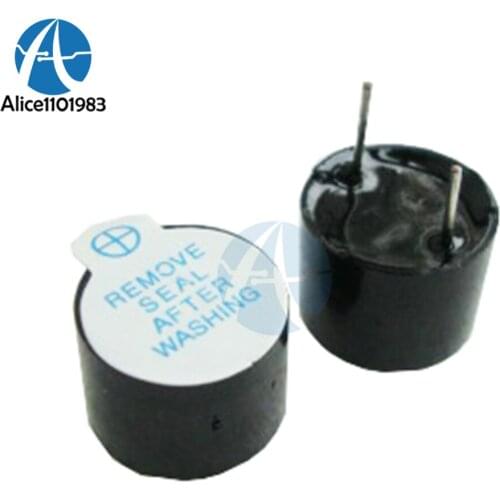 10pcs 5v Active Buzzer Magnetic Long Continous Beep Tone Alarm Ringer 12mm MINI Active Piezo Buzzers Fit For Arduino
