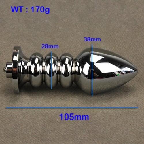 Electric Shock Metal Anal Plug Gay Electrical Stimulation Medical Electro Shock Butt Vibrator Sex Toys Accessories For Couples