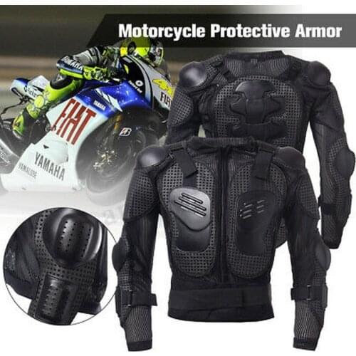 Black Motorcycle Jackets Racing Armor Protector ATV Motocross Racing Riding Motorbike Protection Jacket Clothing For Men Women